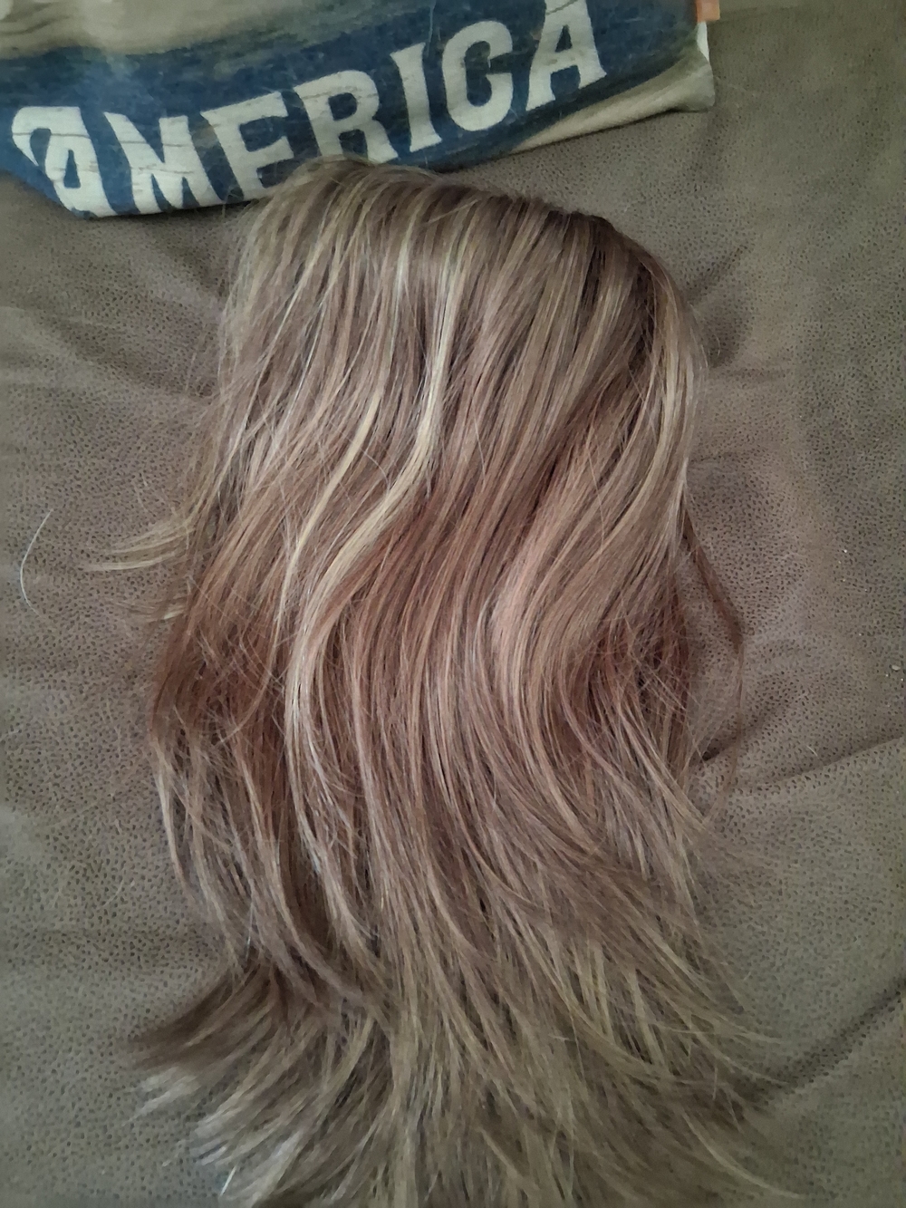 Synthetic Women's Wig in Almond Spice-R by Rene of Paris With Stand - Picture 6 of 7